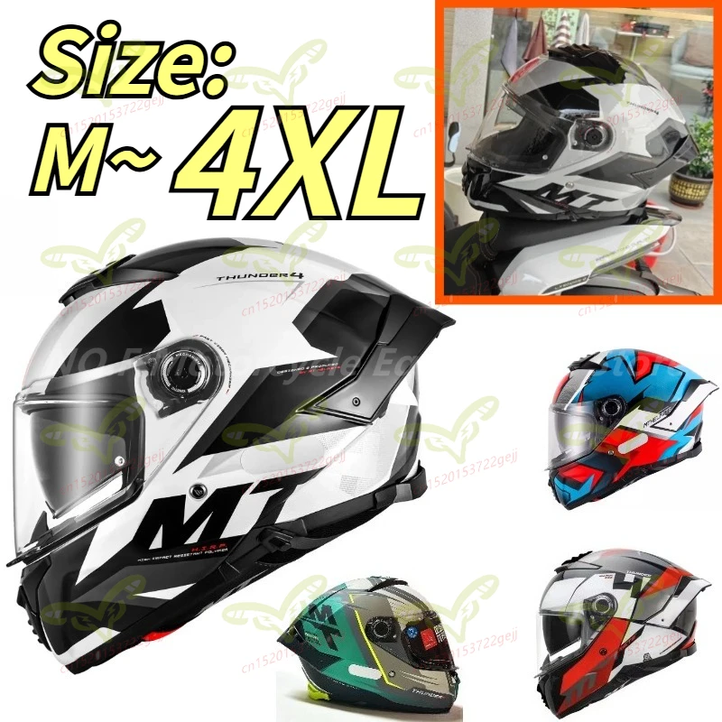 

High quality MT Thunder 4 SV helmet motorcycle helmet new full face covered off-road helmet men's four season riding equipment