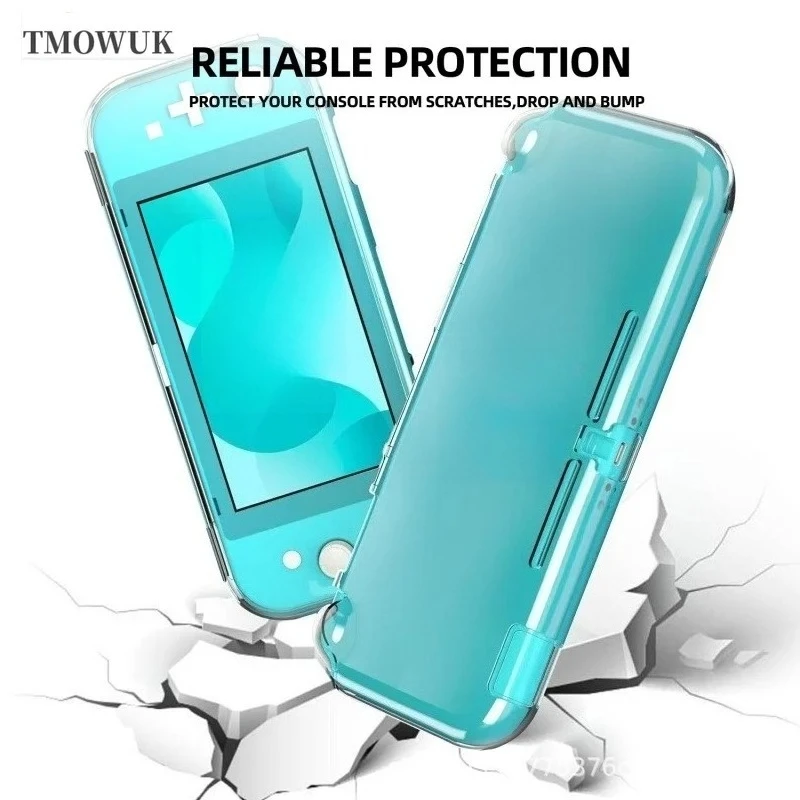 Durable Clear Cover for Nintendo Switch Lite Case with Shock-Absorbent & Anti-Scratch Switch Lite Accessories Slim Skin Shell