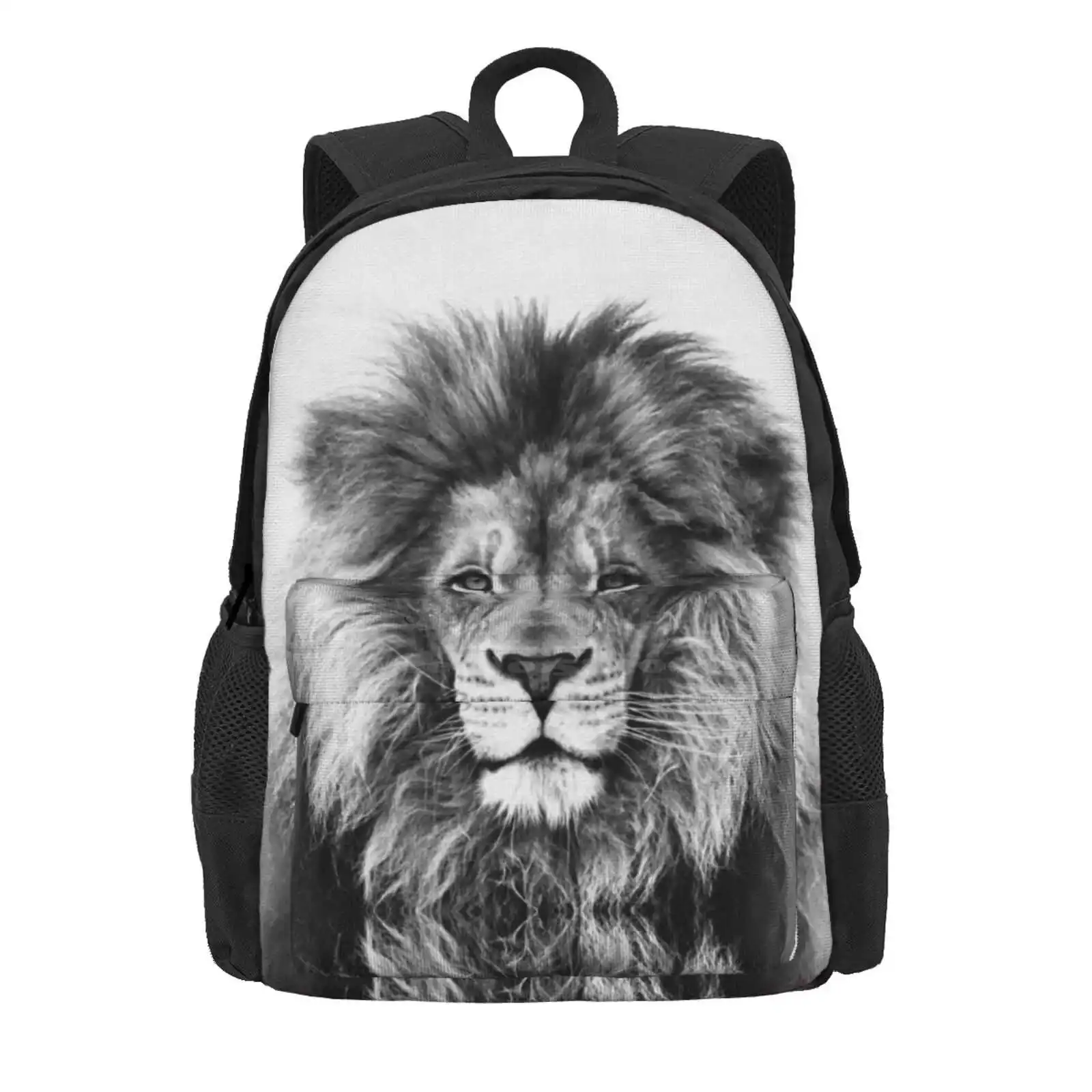 Lion Hot Sale Schoolbag Backpack Fashion Bags Lion Safari African Animal Nursery Kids Room Children Modern Minimal Interior