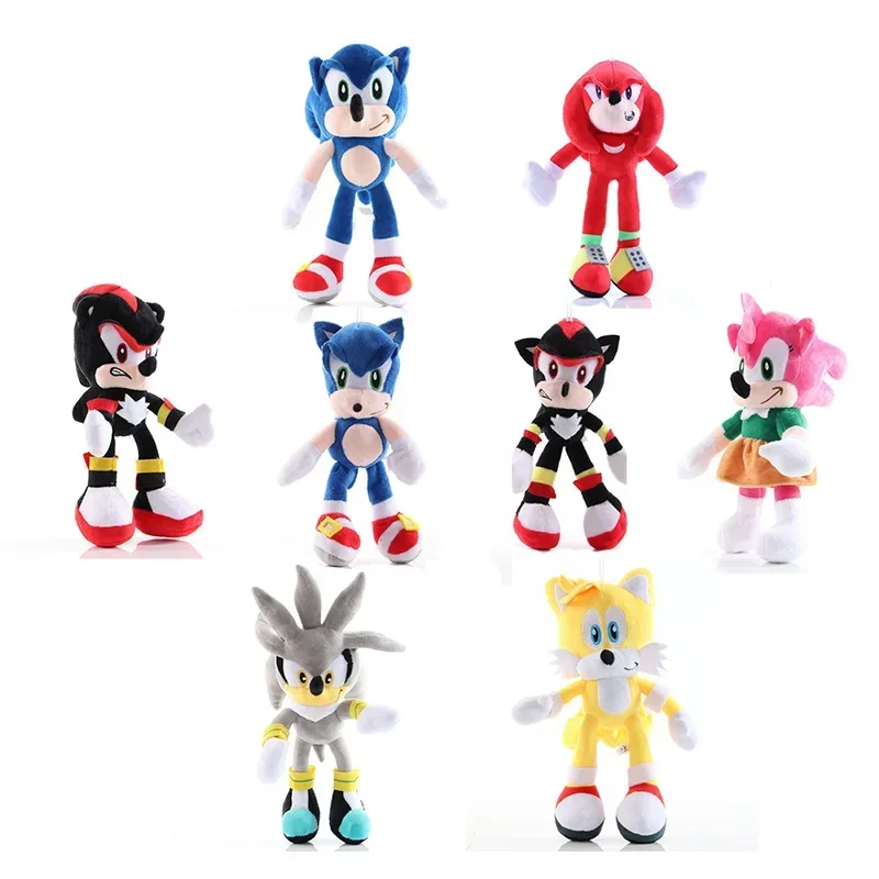 セットハリネズミソフトぬいぐるみソニックチャットタルナクルーズぬいぐるみソフトぬいぐるみ家の装飾子供のギフト