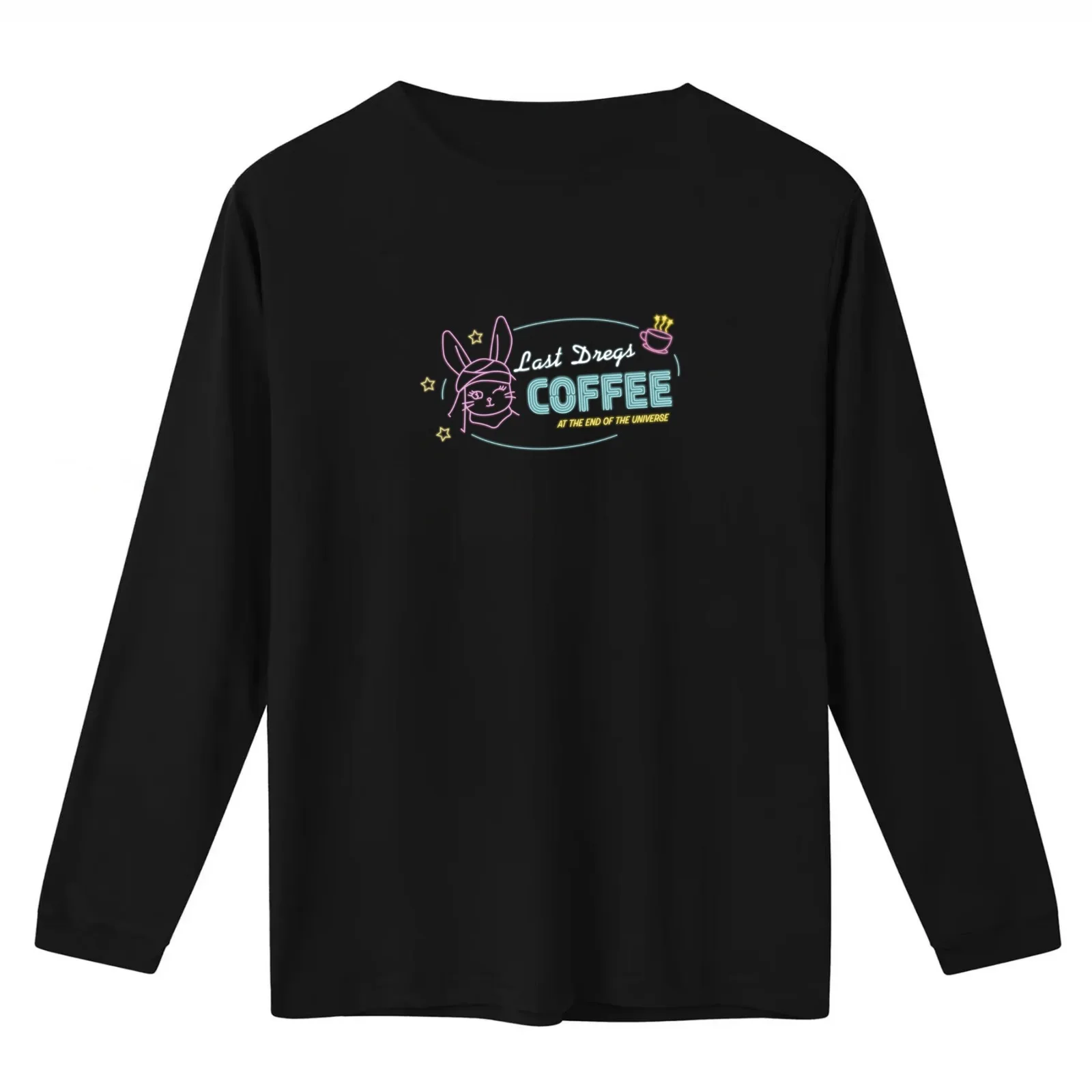 Ultima Thule - Last Dregs Diner T-Shirt Summer Casual Cotton Tee Oversized Streetwear Tops Vintage Graphic Print 100% Cotton