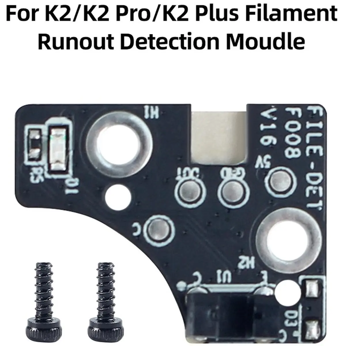 2PCS Filament Runout Detection Module for K2//K2 Plus, Photoelectric Material Breakage Detection