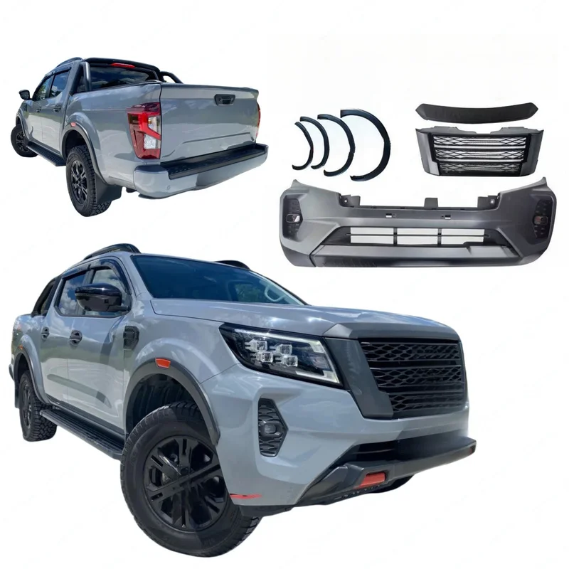 High Quality PP Bumper Body Kit For 2016-2019 Upgrade To 2021 NP300 Vehicle Mod Parts