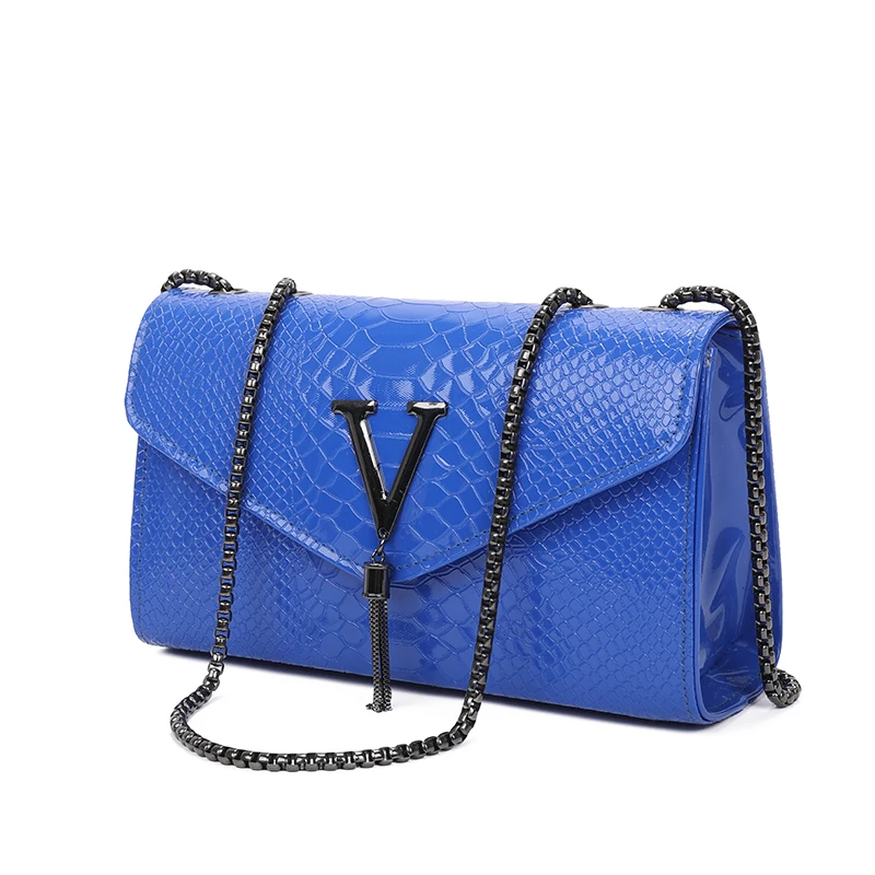 Luxury Handbags Women Bags Designer European Brand Crocodile Chain Shoulder Crossbody Bags For Women Day Clutch Bolsa Feminina