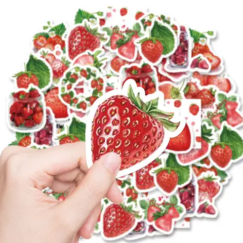 10 best sales स्ट्रॉबेरी शॉर्टकेक स्टिकर - №8