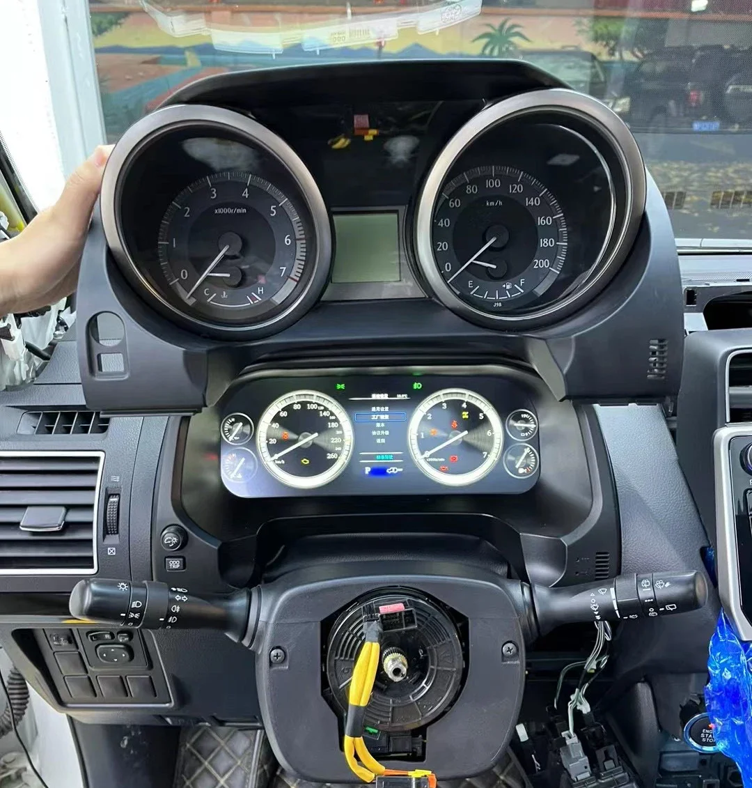 จอแสดงผล LCD ดิจิตอลมิเตอร์วัดระยะทางสำหรับอัพเกรดปี 2009-2017 ปี 2018-2023 - Prado FJ150