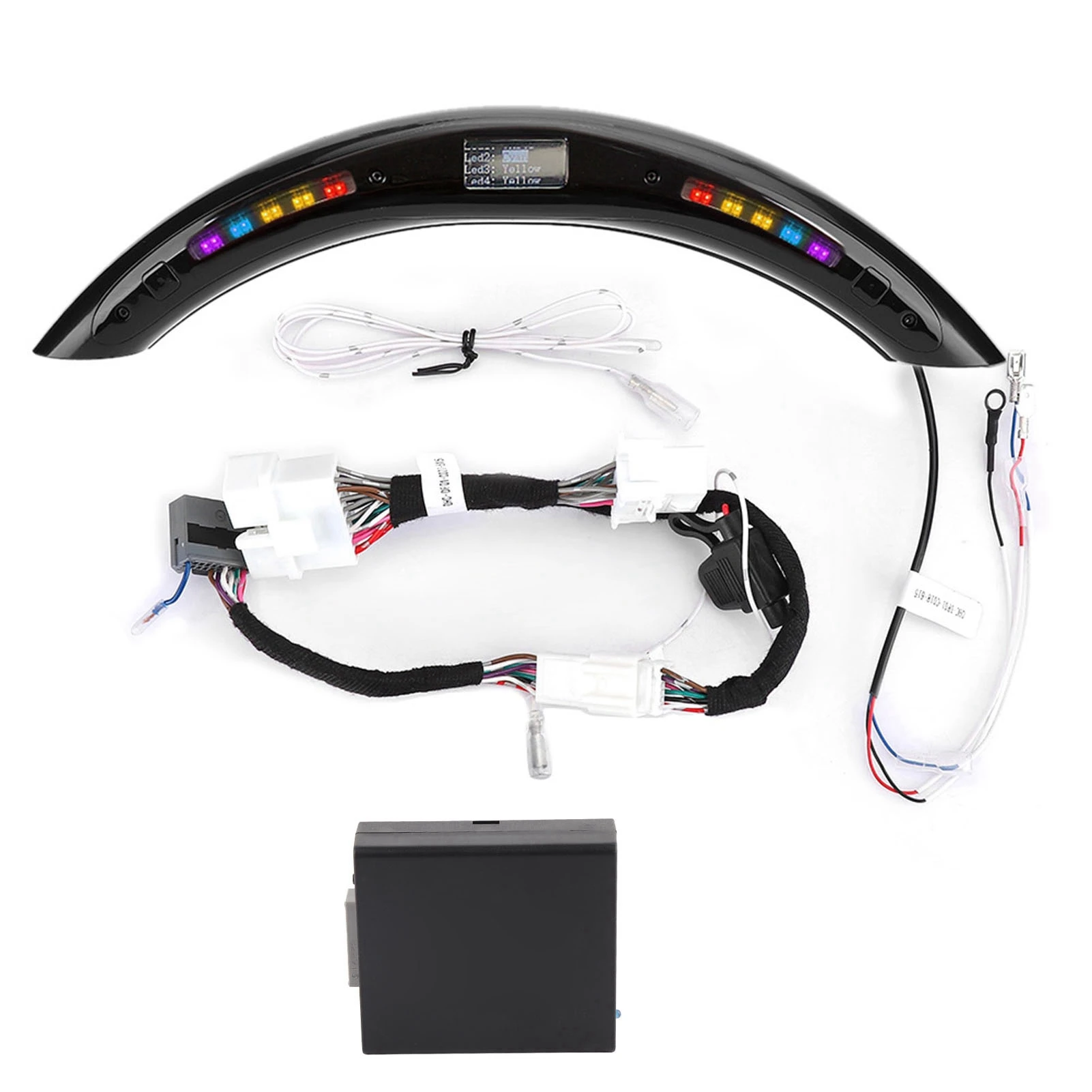 LED Display with Intellignet Module Kit Universal Accessory for LED Performance Steering Wheel