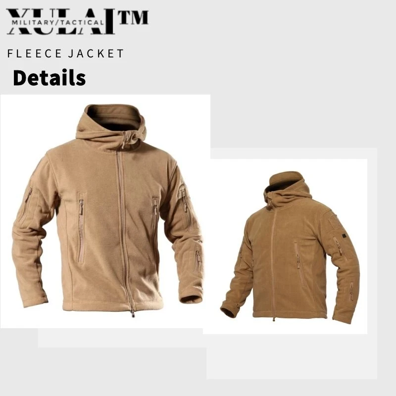 Fleece Hooded Jacket Zipper Closure