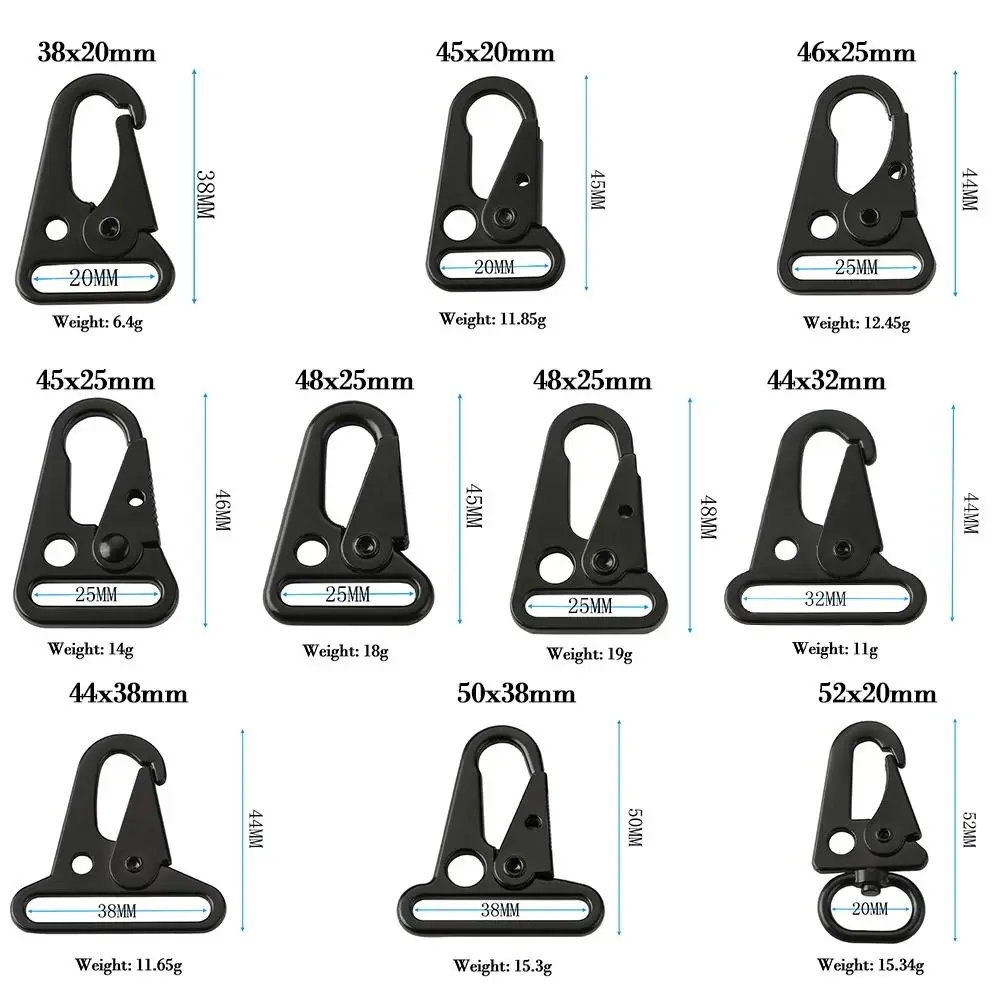 5pcs New Climbing Clips Tool Outdoor Belt Carabiner Eagle Hook Strap Buckle Eagle Mouth Buckle view 4