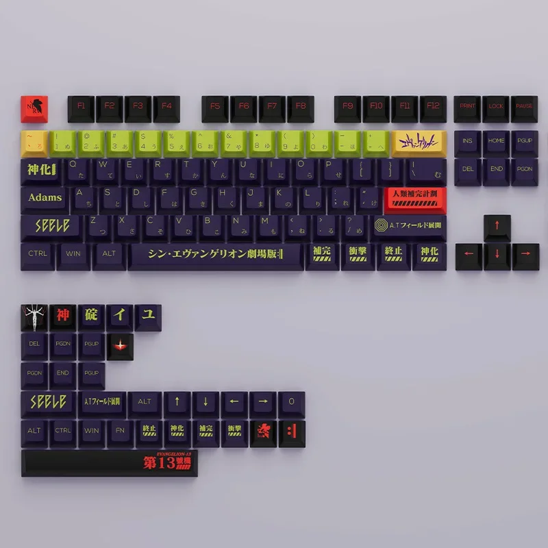 PBT original CHERRY highly sublimated spring outing EVA theme pattern full set of general mechanical keyboard keycaps