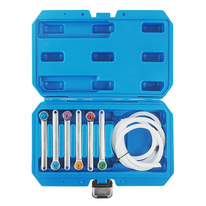 7-piece Set of Brake Wrenches, Oil Drain Screw Wrench, Oil Drain Socket Wrench, Brake Exhaust Wrench