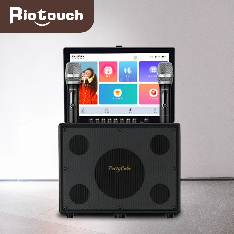 

Karaoke Machine 14inch Home Party Machine Karaoke Speaker Set Smart Song-Selection Karaoke Player