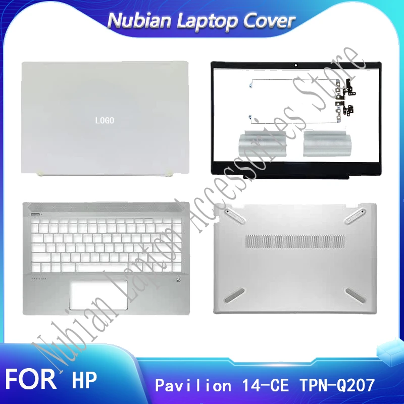 HP 파빌리온 14-CE TPN-Q207 노트북 LCD 뒷면 커버/앞면 베젤/경첩/받침대/하단 케이스 L19174-001 L19181-001 L19190-031