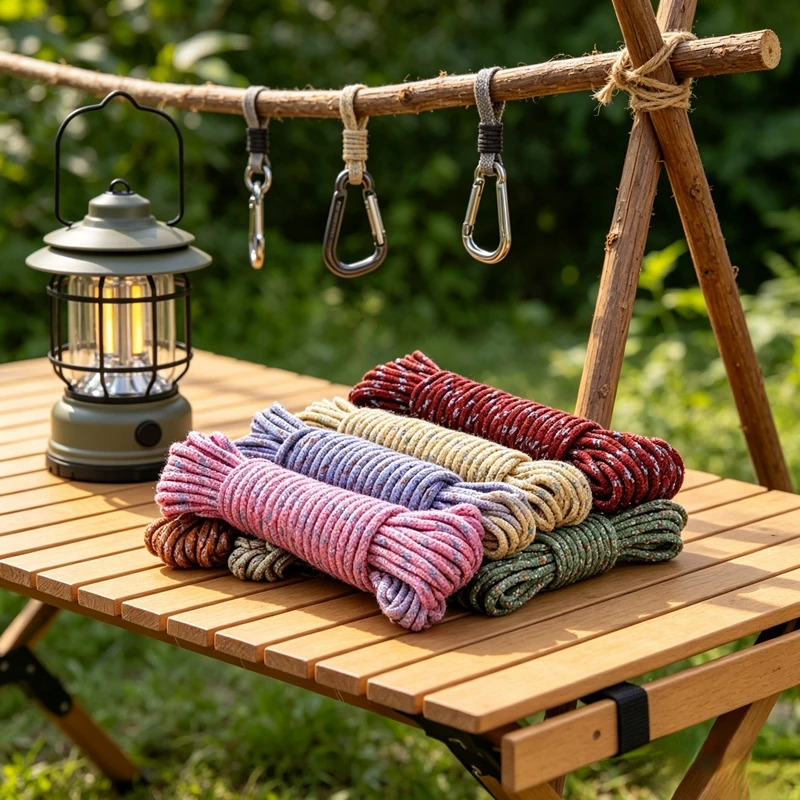 10m Household Nylon Rope, Indoor Outdoor Clothes Drying Cord, Fix Rope for Sunshade Net Tarpaulin Rainproof Cloth