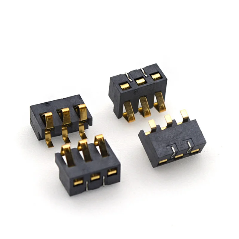 5 20 50 PCS Spring Compression Contact 3 PIN 2.5MM Pitch Male Connector BC-35-3P Charging Sand Shrapnel Test