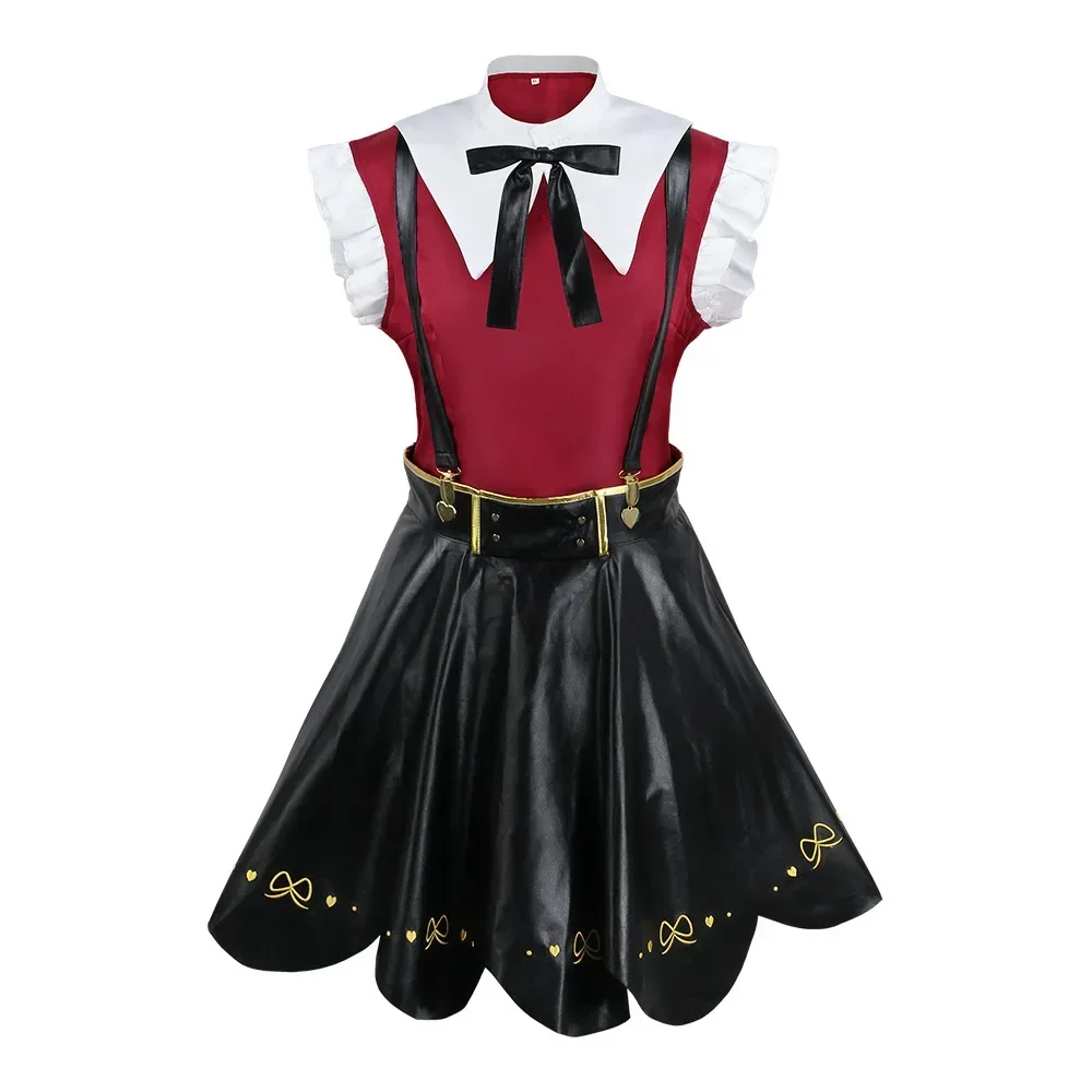 2025 Halloween nécessiteux fille surdose Cosplay Costume perruque chaussures Anime JK uniforme en cuir jupe ensemble Abyss