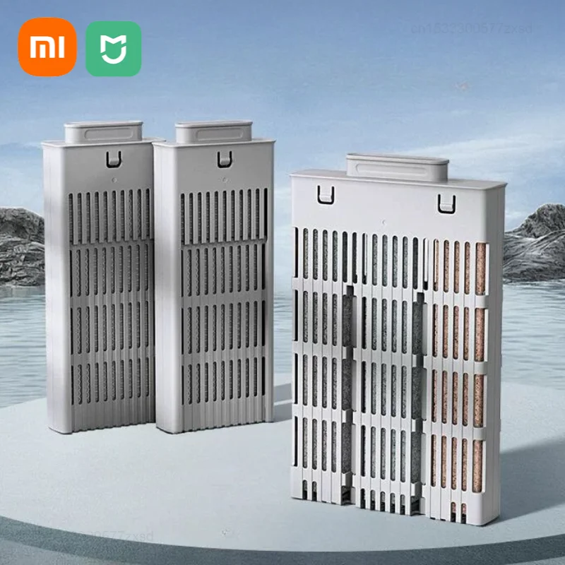 Xiaomi Mijia Fish Tank Filter Cartridge Set Aquarium 6 Layers Physical Biochemical Filtering Module Purification Clean Fish Tank