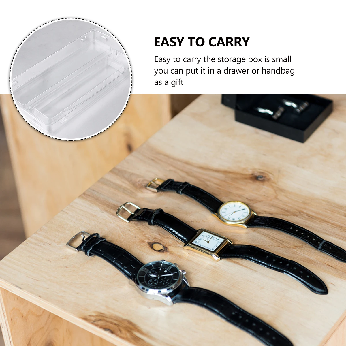 

20pcs Watch Band Case EcoFriendly PVC Storage Box for Watchstrap Transparent Bag Reusable Small Size CostSaving