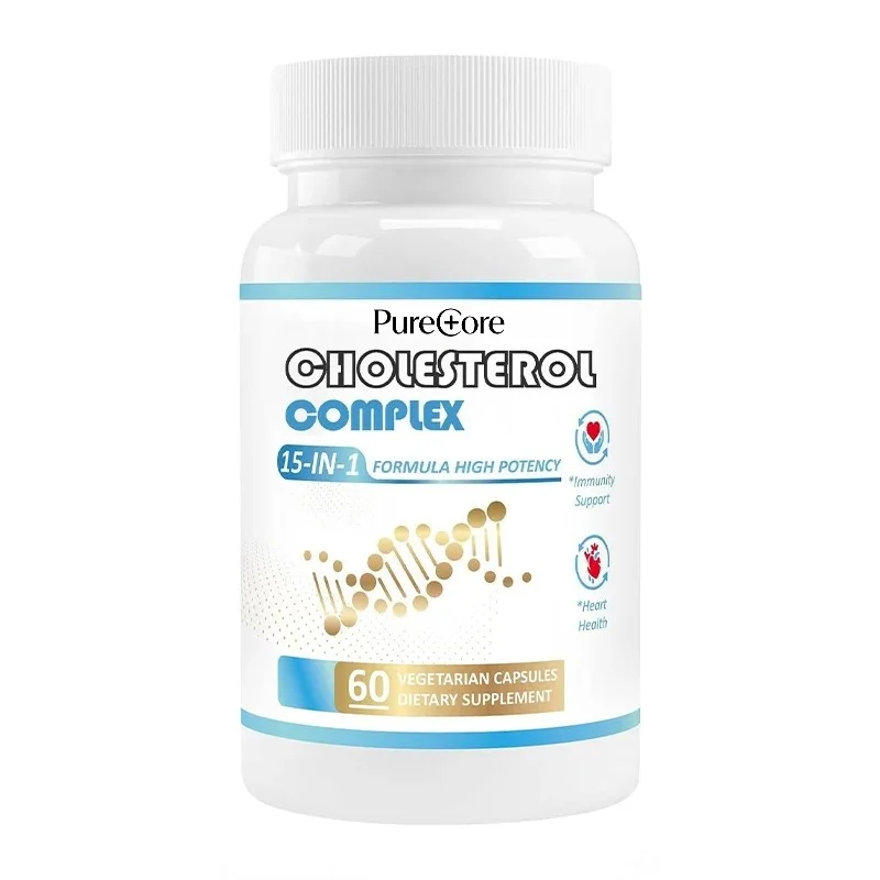Cholesterol Lowering Supplement, Containing Red Yeast Rice - Supports Normal Levels, 60 Capsules