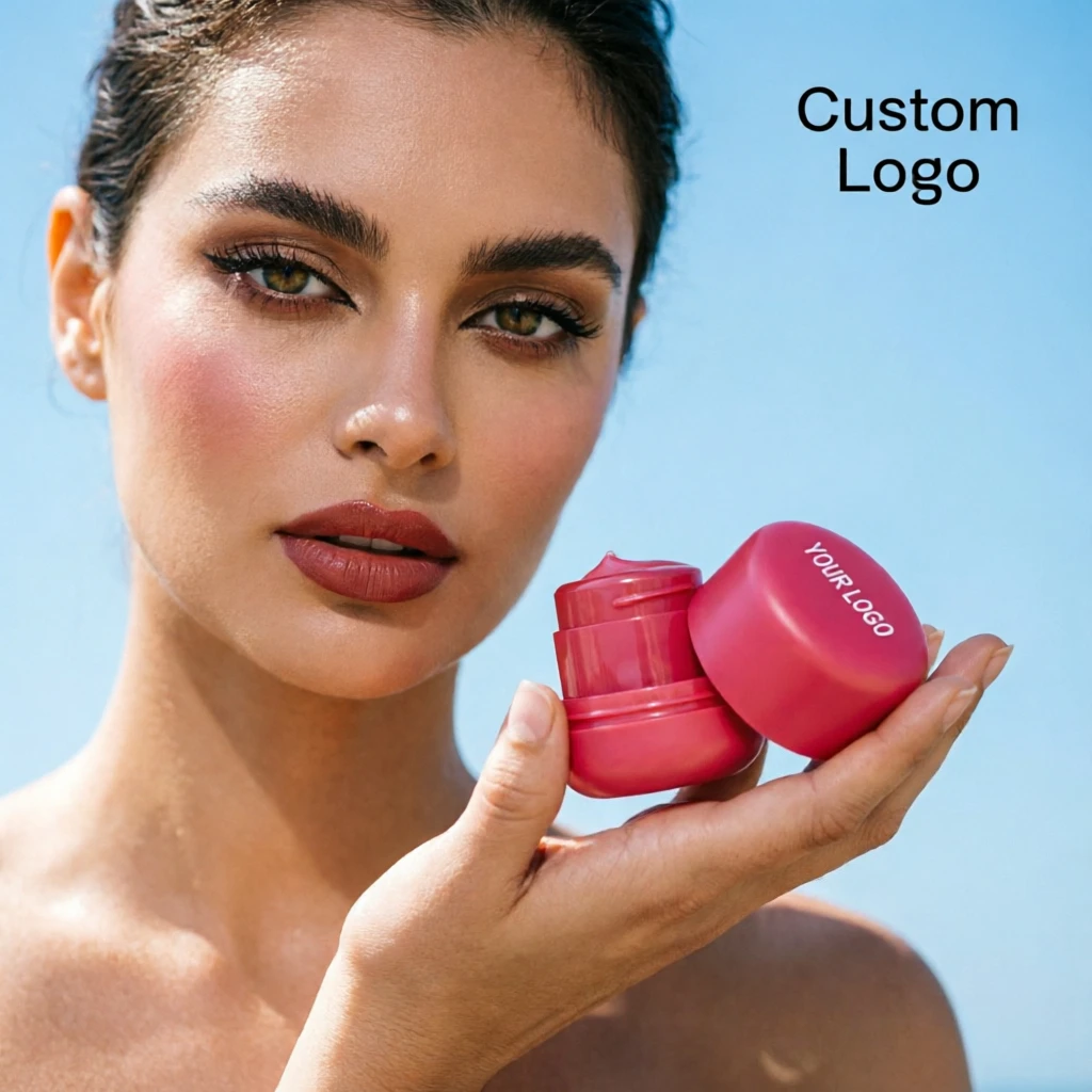 high-pigment-creamy-shiny-8-colors-lip-and-cheek-balm-palette-custom-logo-available-small-batch-order-for-women-girls-daily-use