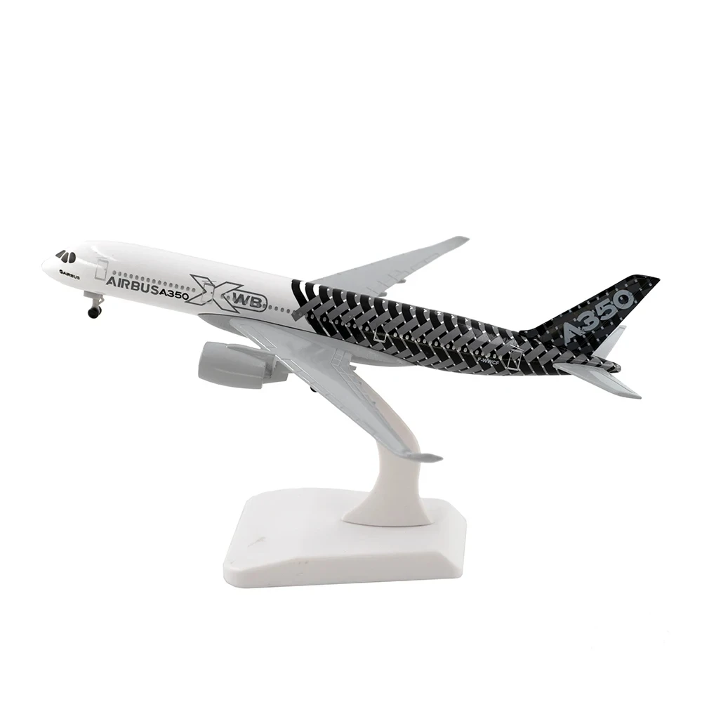 Airbus A350 aircraft model aircraft scale model aircraft 20cm 1:400 die cast metal aircraft crew Air Force gift decorations