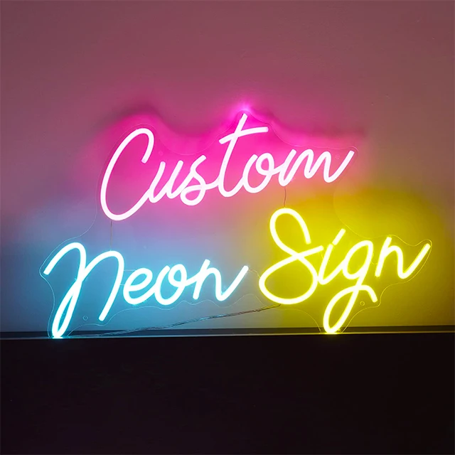 Custom Led Light Neon Sign For Room Birthday Wedding Party Decoration Neon Fast Delivery Acrylic No Moq Design Logo Outdoor