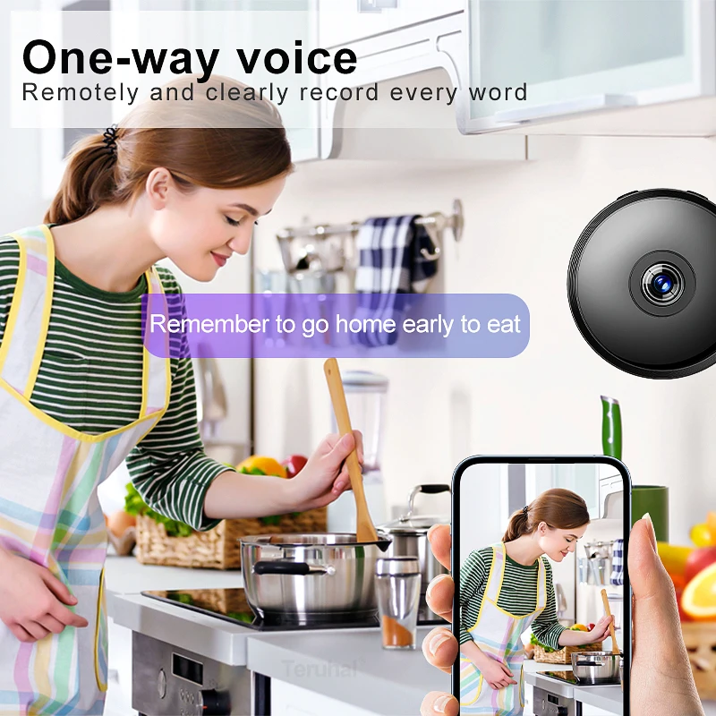 HD كاميرا صغيرة لاسلكية داخلي أمن الوطن مراقبة مسجل فيديو IP كاميرا تلفزيونات الدوائر المغلقة لمراقبة كلب الحيوانات الأليفة مراقبة الطفل
