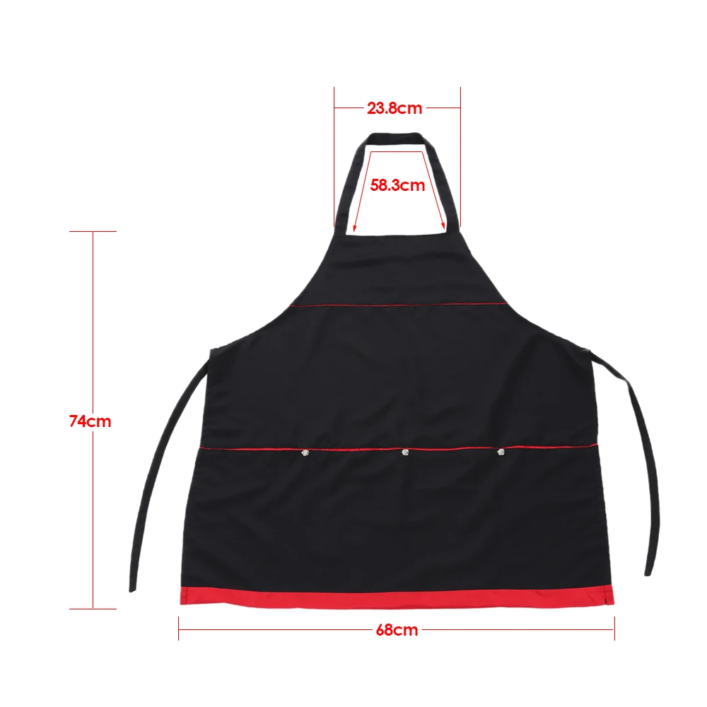 Bestauty Salon Apron for Hair Stylist Hairdressing Cape for Barber Shop Hair Cloth Cutting Dyeing Cape for Hairdresser Black