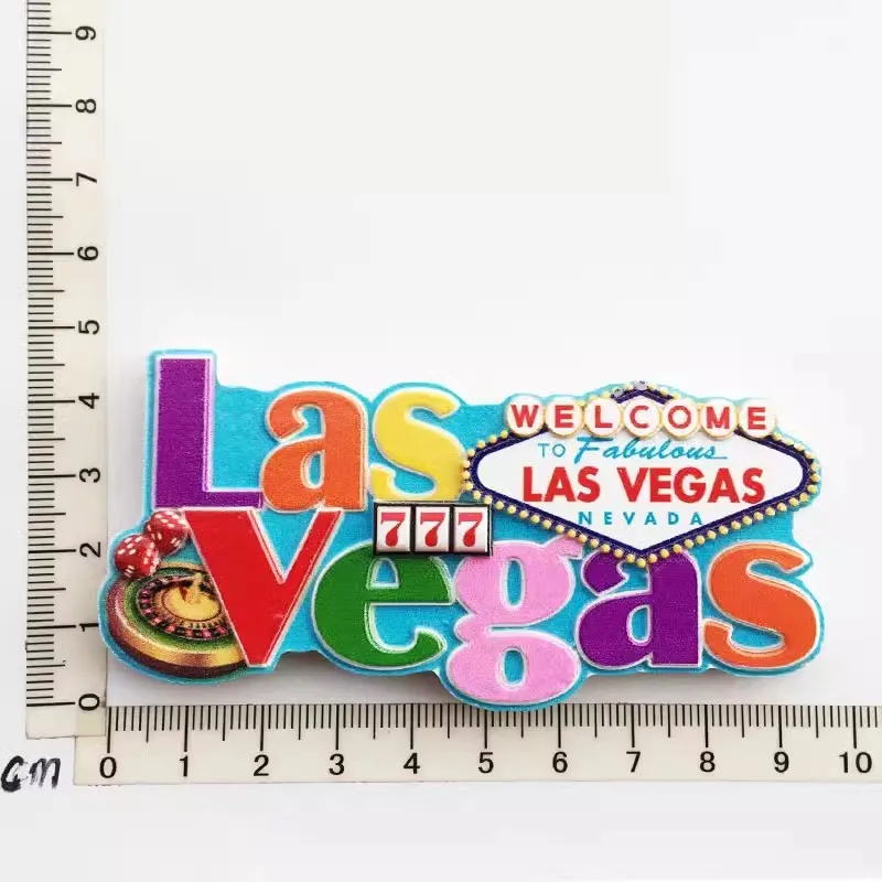 

Las Vegas, USA Travel Souvenirs Creative Crafts Refrigerator magnets Gift Home kitchen decor