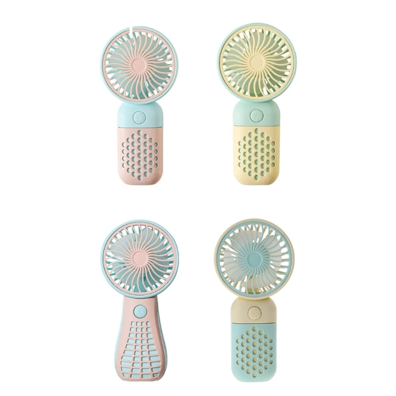 Portable USB Chargeable Mini Fan Handheld Fans Summer Fans Portable Hand-held Fan ABS Material for Outdoor Indoor Dropshipping