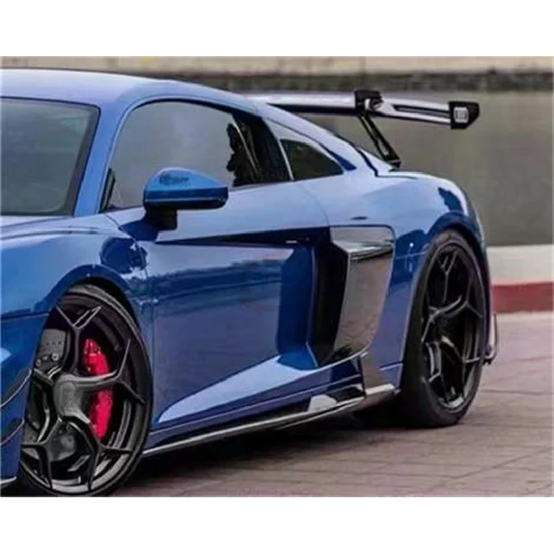 

Premium Dry Carbon Fiber Side Skirt Side Spoiler Exterior Mod Part For R8 2021‑2023