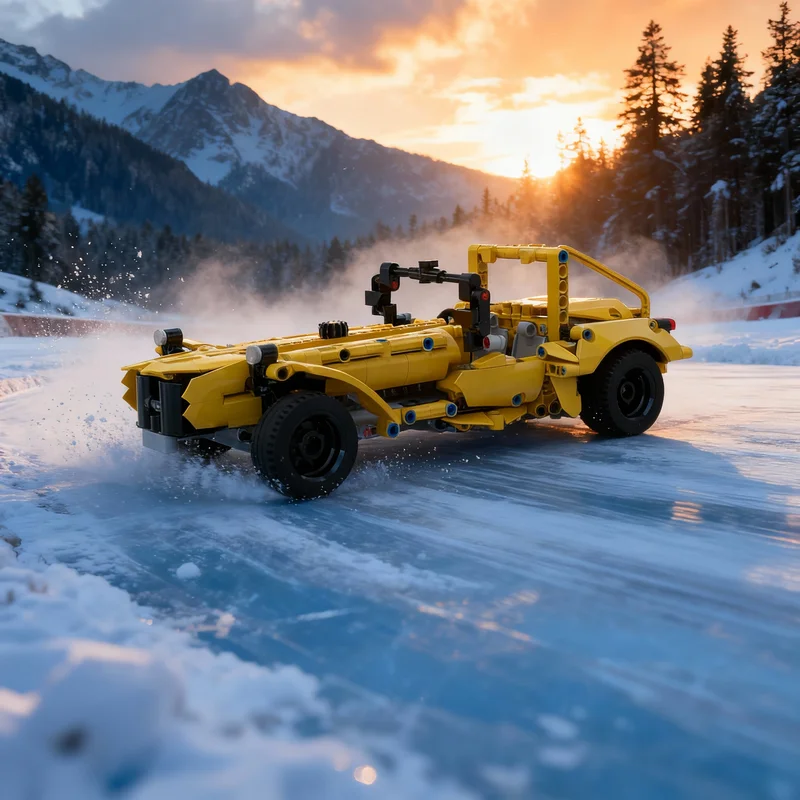 524 Pezzi MOC Tecnico Caterham Seven Modello Alternativo da Costruire Blocchi da Costruzione Regalo di Natale Architettura Educativa Giocattolo in Mattoncini per Bambini