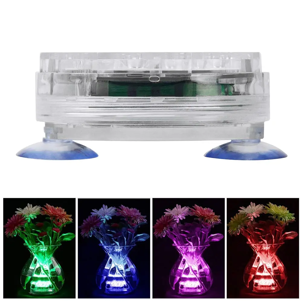 Luz LED nocturna subacuática para buceo con Control remoto, luz sumergible RGB que cambia de Color para piscina y pecera, 1/3/5 piezas, 10LED