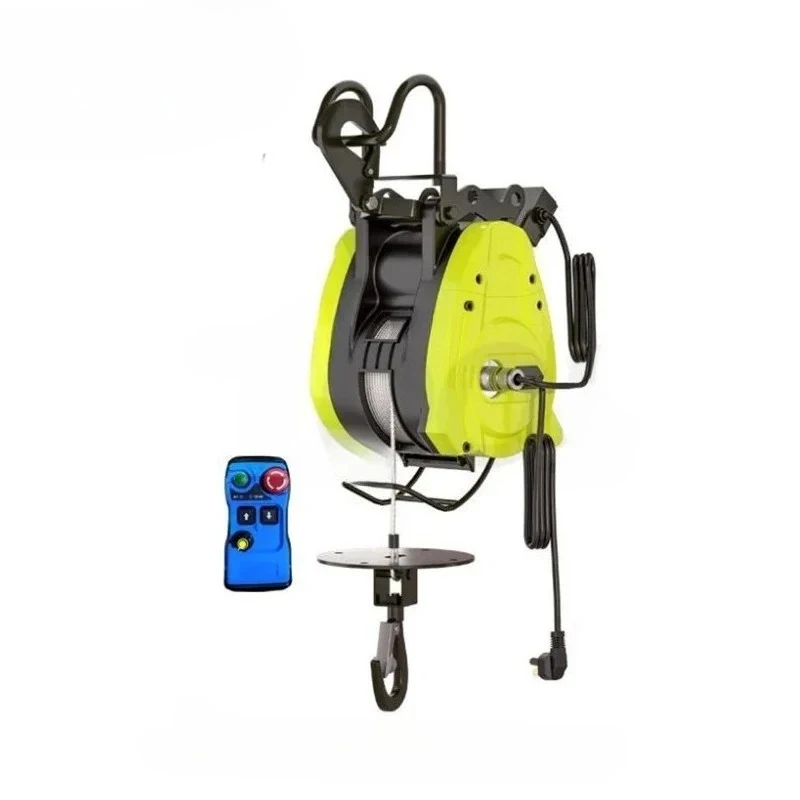 Remote /Wire Crane Brushls Portle Hoist Speed Control Winch With Hook