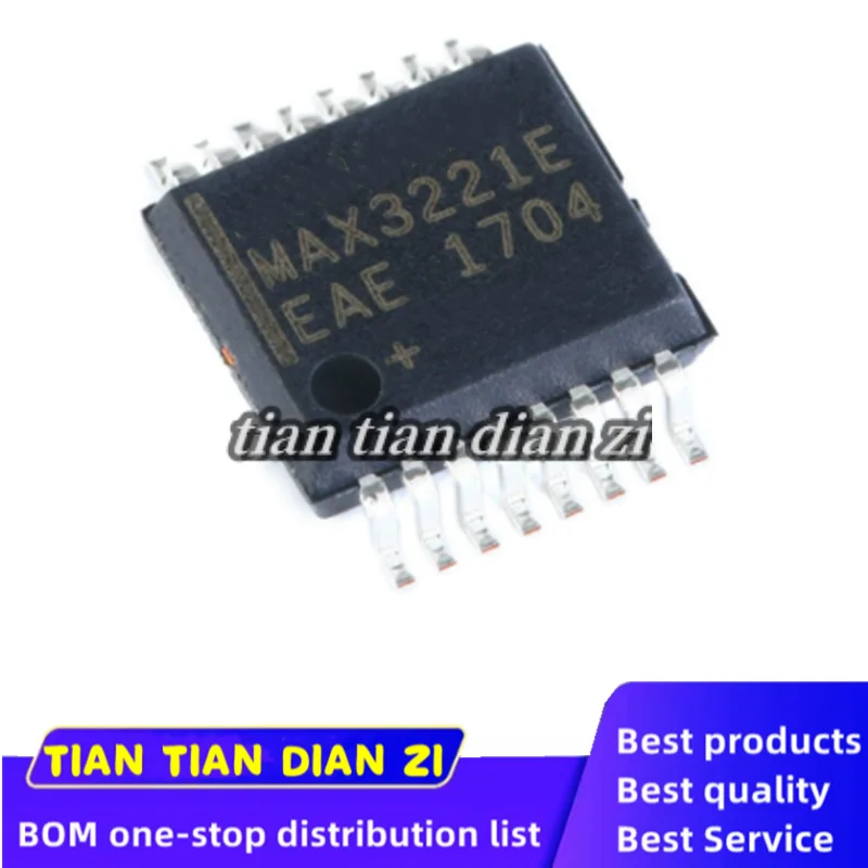 1pcs/lot MAX3221E MAX3221EEAE + T MAX3221E Max3221 RS232 chip encapsulates SSOP-16