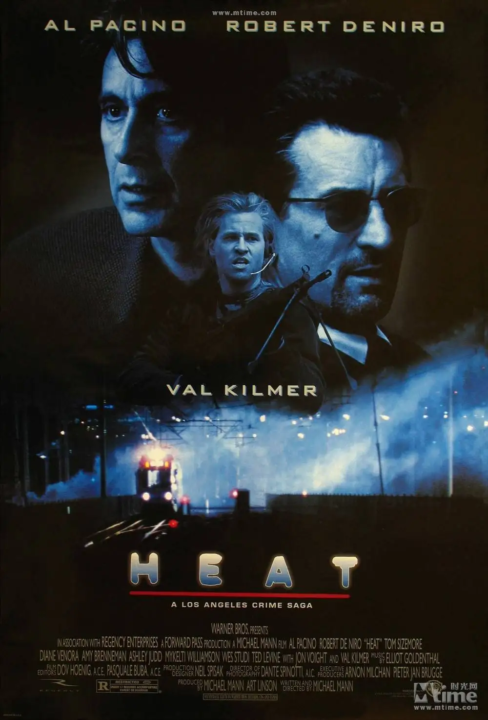 Hot Rare movie Heat 1995 Art SILK POSTER Wall Art Home Decorative painting
