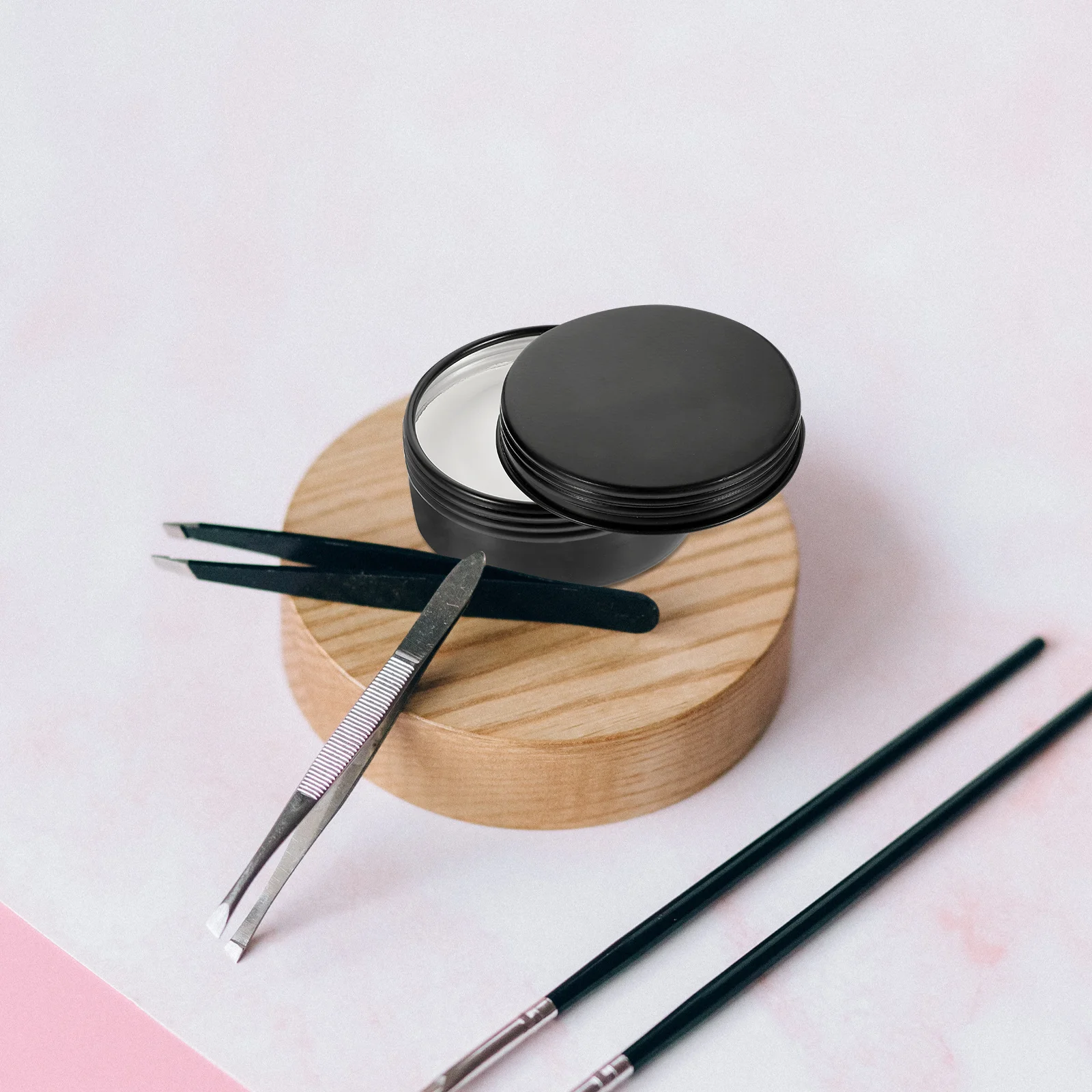 Pasta de mapeo de cejas para mujer, herramienta de mapeo de cejas de fórmula segura para líneas crujientes, ayuda para el dibujo de cejas, herramienta de práctica de maquillaje larga