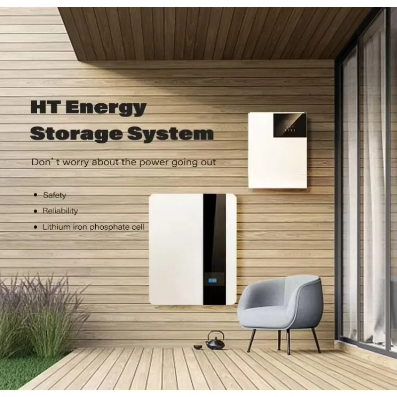 HT Complete Set Solar Power 3 Phase Hybrid Inverter 10KW Off Grid Battery Storage System 3KW 6KW 8KW 10KW Solar Energy System