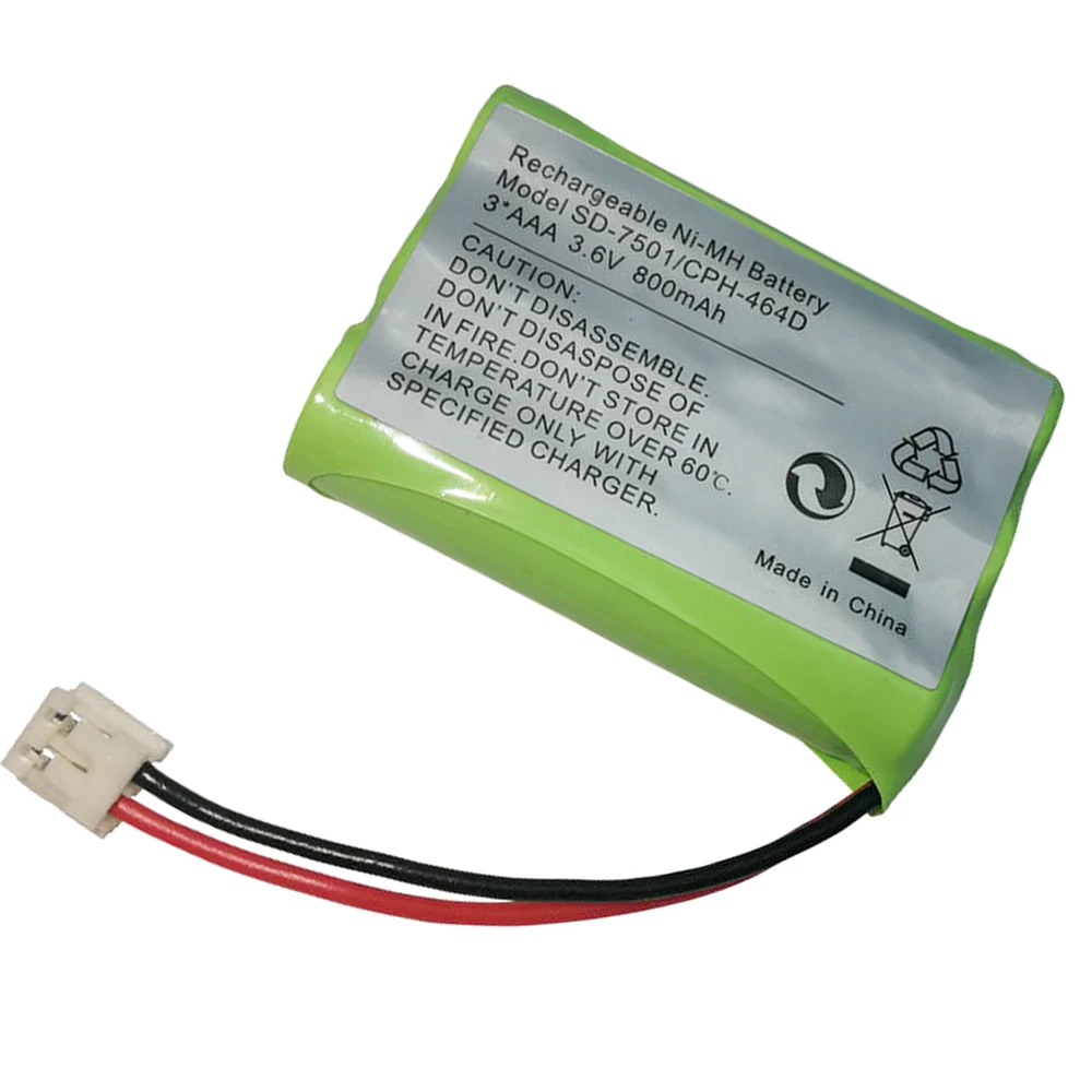 Akumulator Ni-MH 3.6V 800mAh dla SD-7501 v-tech 89-1323-00-00 AT & T Lucent 27910 CPH-464D 3 * AAA 3.6V wymienna bateria