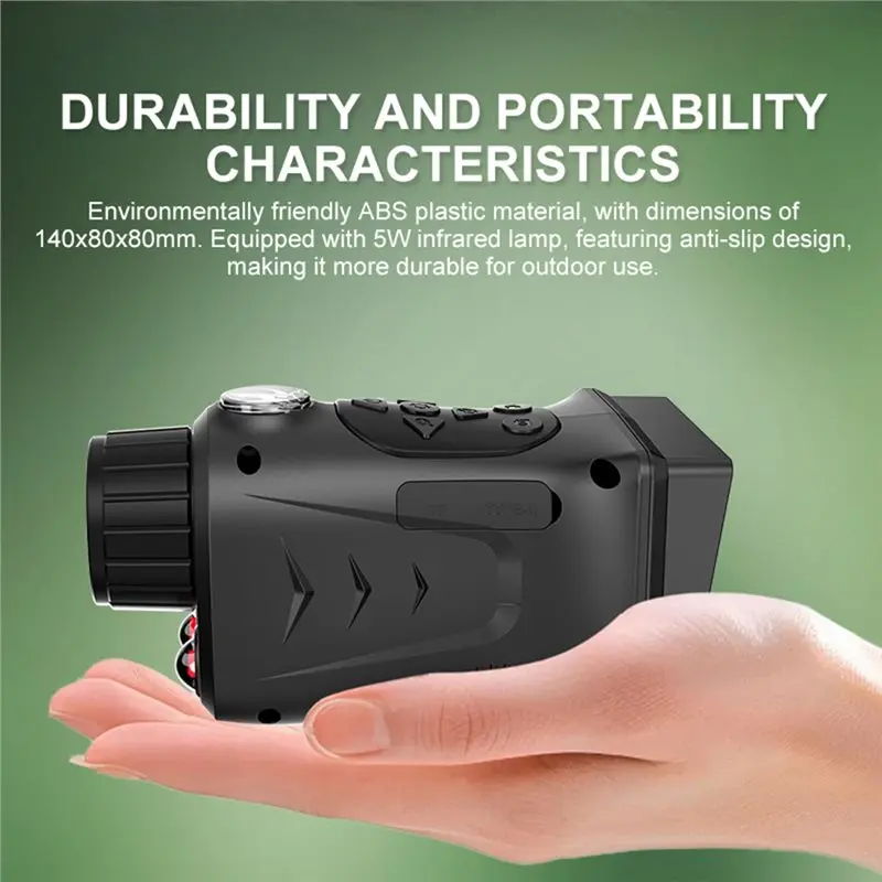 New Tech Full-Color Dual-Core Night Vision Device 4K 18X HD Outdoor Photo And Video Infrared Starlight New