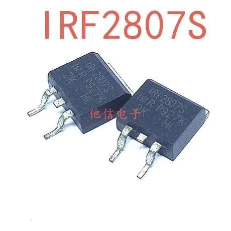 Free shipping    IRF2807S F2807S TO-263 75V/82A/230W N     10PCS