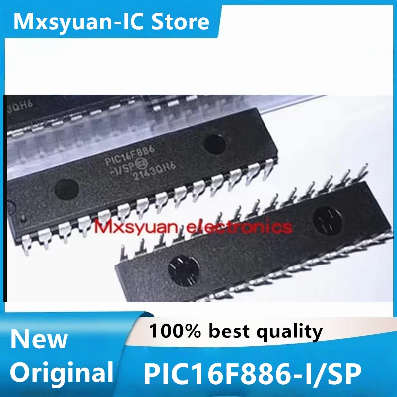 

5PCS~20PCS/LOT PIC16F886-I/SP PIC16F886 -I/SP DIP28 100% New original in stock