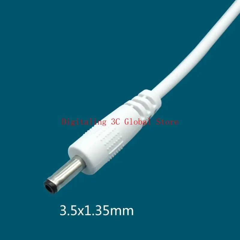 Porta USB para DC3.5x1.35mm Mandeira Linha Extensão do Extensão com On Off Switch