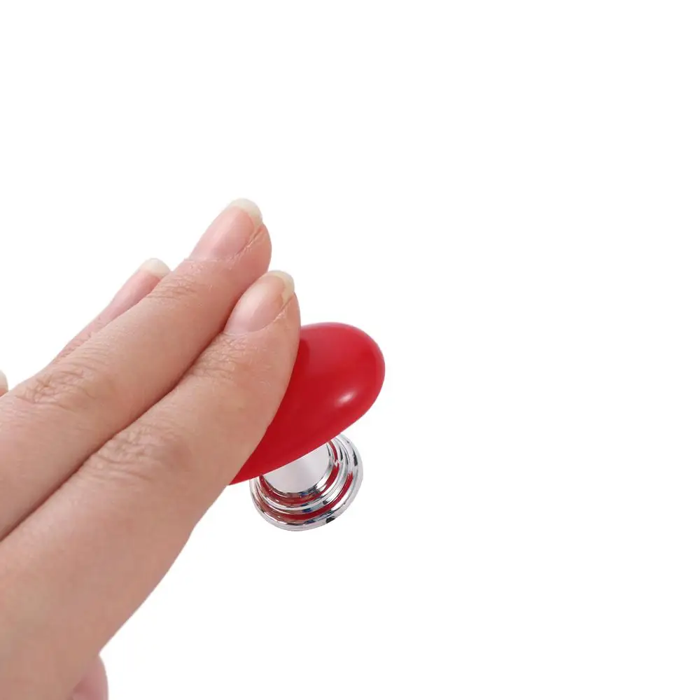 

2pcs Heart Shaped Toilet Press Love Colorful Water Tank Buttons Nail Protector Water Press Flush Button Auxiliary Device