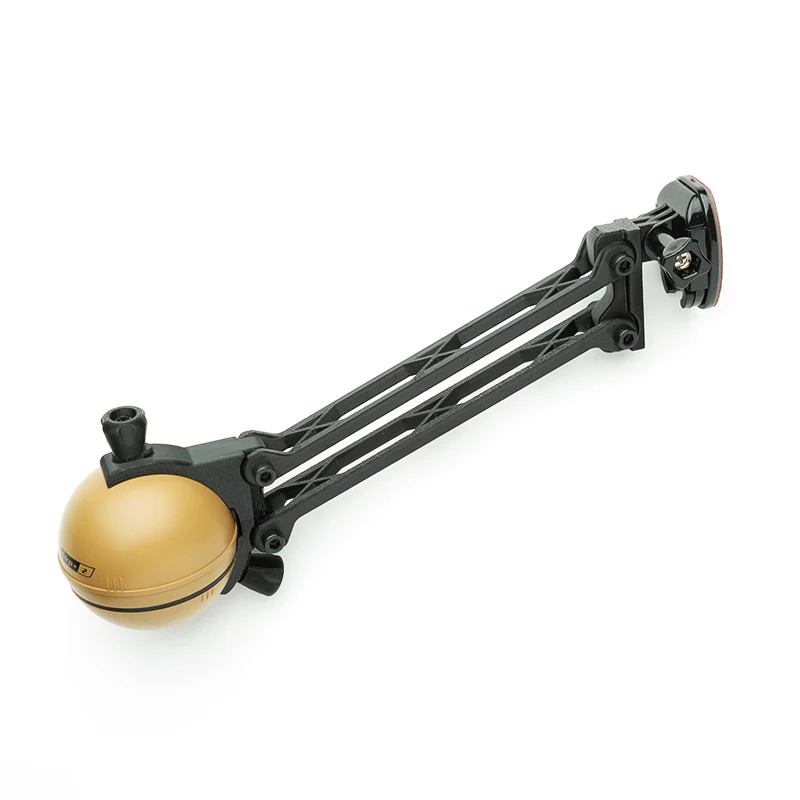 السونار عمق مكتشف جبل مع 3-محور ثنائي قضيب الذراع لقارب كاياك كشف الخفافيش المياه ملحقات صيد سمك نظام قوس #1