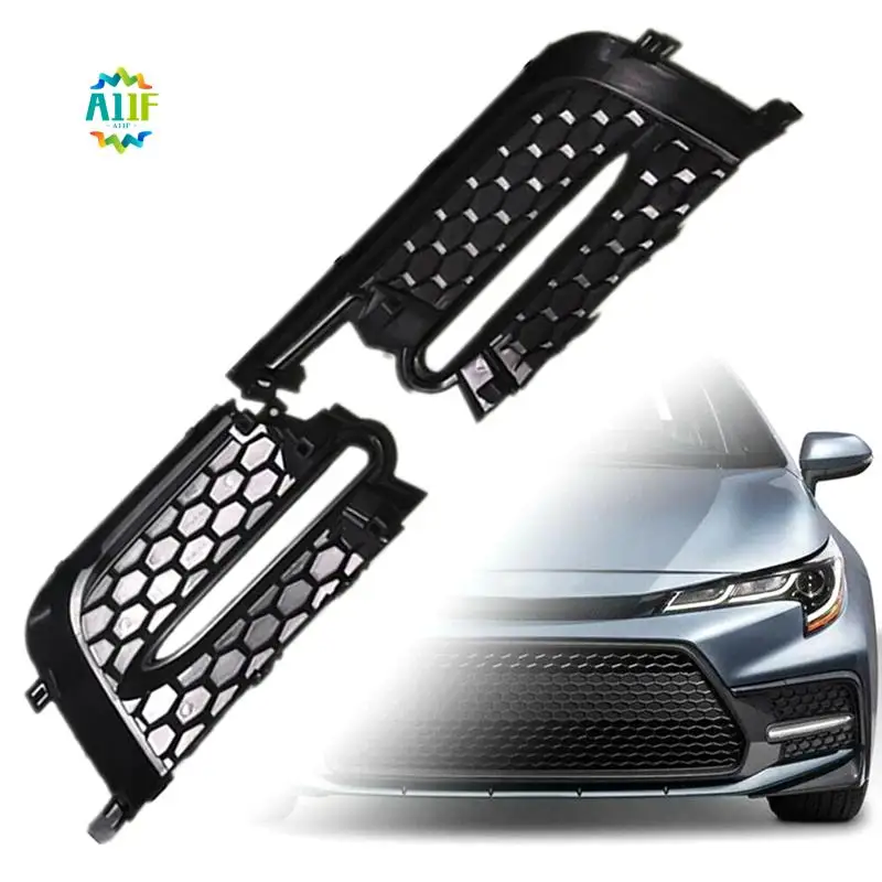 

A11F-For Toyota Corolla Sedan SE XSE 4-Door 2020 Front Fog Light Covers Bezel Fog Light Grille