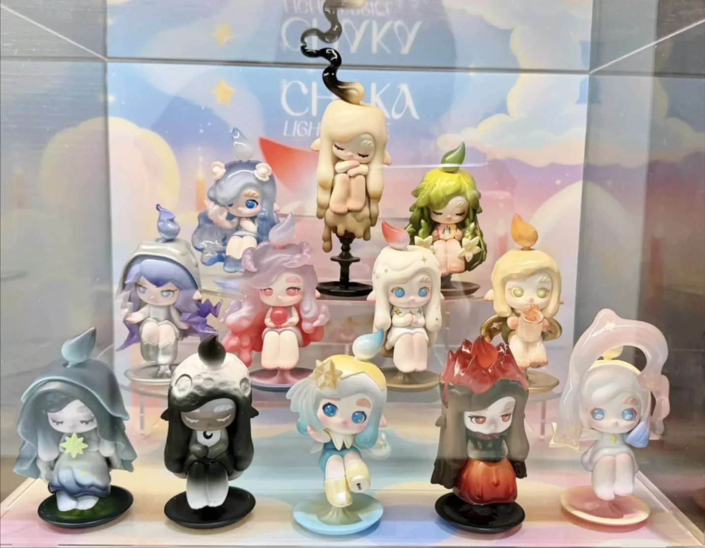 Genuine Chaka Light Sprite Series Figures Blind Box Action Figurine Candlelight Mysterious Box Desk Decor Collectibl Toy Gift