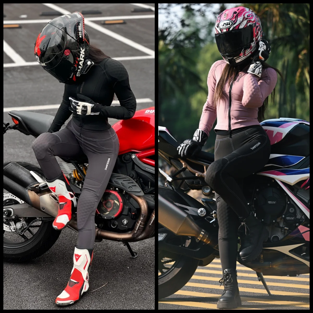 WOSAWE Women Motorcycle Jacket - Motorcycle Gear Full Suit のレビューと価格