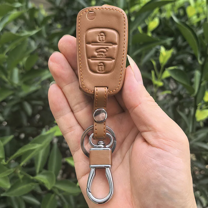 Car Remote Key Case Cover for Hyundai I20 I30 Ix20 Ix25 Ix35 Elantra Accent KIA Sportage Rio 3 Soul Optima Ceed Pro K5 K2 Pride view 5