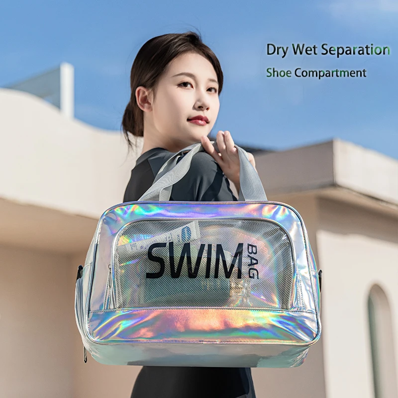 

Men's Swimsuit Wash Storage Bag Waterproof Bag Large Capacity Backpack Swimming Bag Women's Dry Wet Separation Fitness Equipment